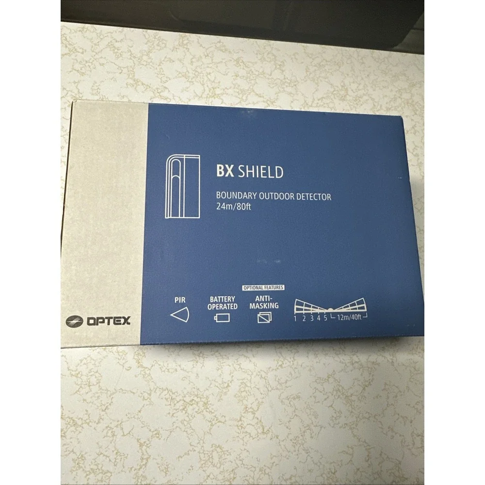 Optex BX Shield Boundary Outdoor Detector 24m/80ft BXS-RAM (W)